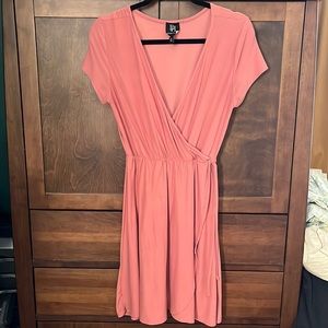 Super Soft Derek Heart Blush Fit and Flare Dress